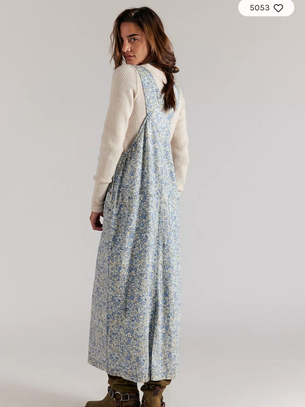 Free People Hanson Apron Midi Dress - Picture 2 of 7